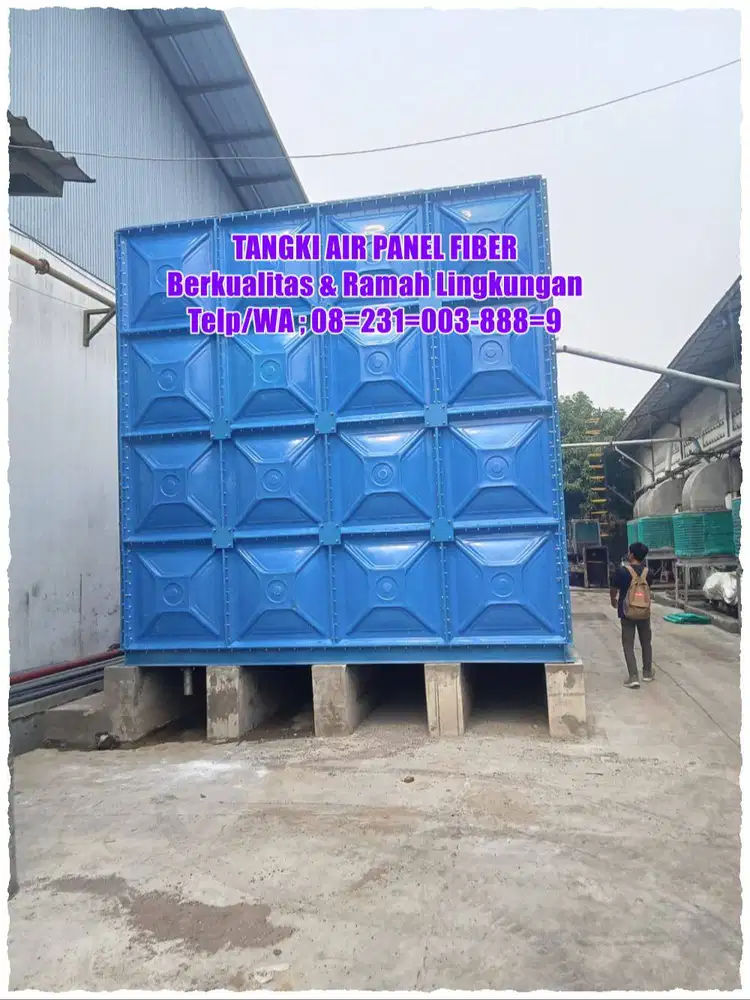 GROUND TANK - TANGKI AIR - PANEL FRP - TANGKI PANEL FRP - TANGKI PANEL
