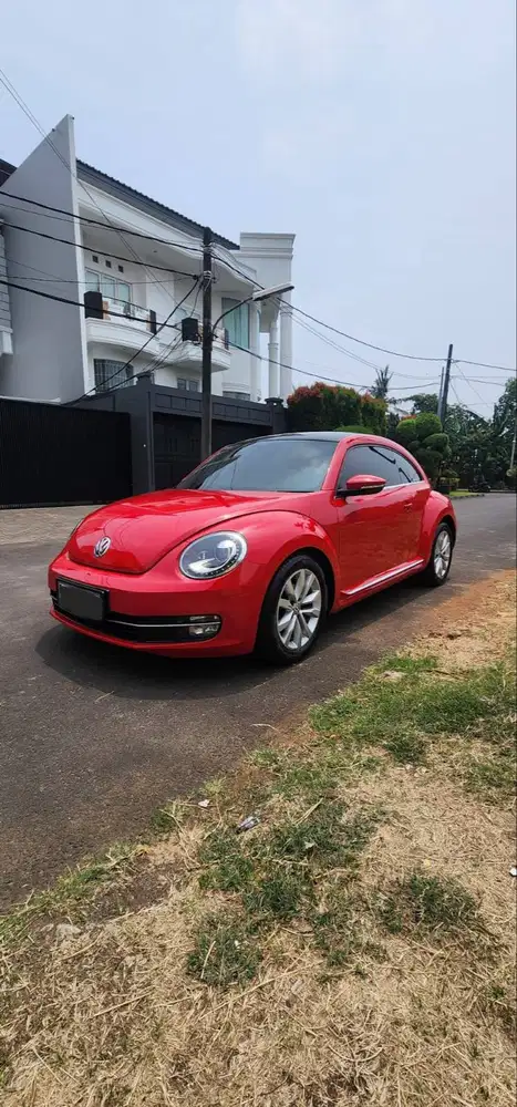 VW Beetle 1.200cc Turbo 2013 merah volkswagen betlee low km 2012/2014