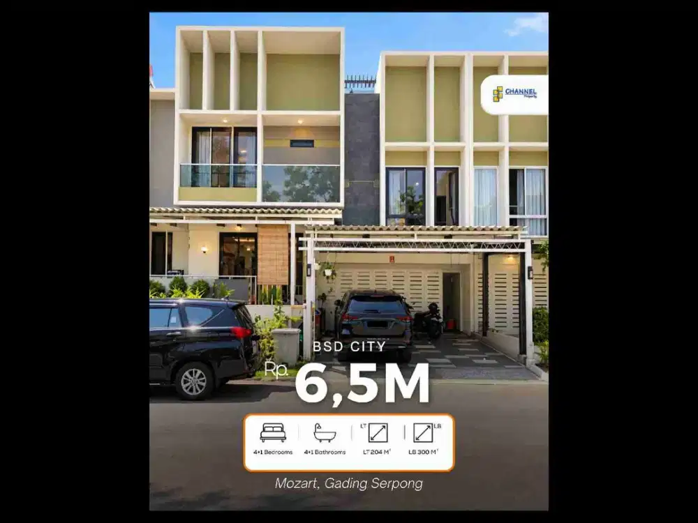 Di Jual Rumah Bagus Semi Furnished di Mozart Selatan, Ea
