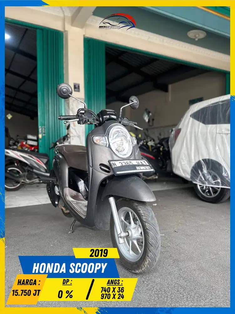 HONDA SCOOPY 2019 SIAP ANGKUT MASZEHH HIKMAH MOTOR KEPUH