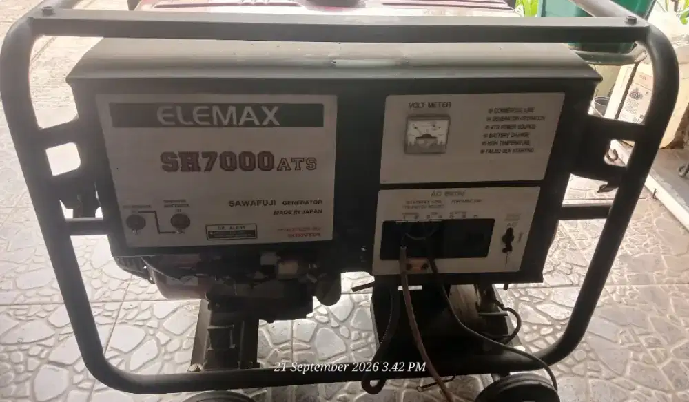 JUAL CEPAT GENSET 7000VA ATS