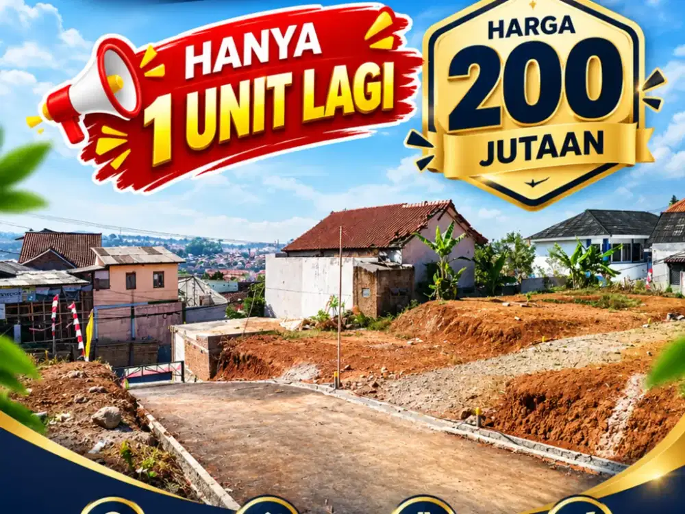Tanah Kavling eksclusive Ujungberung hanya 1 Unit lagi