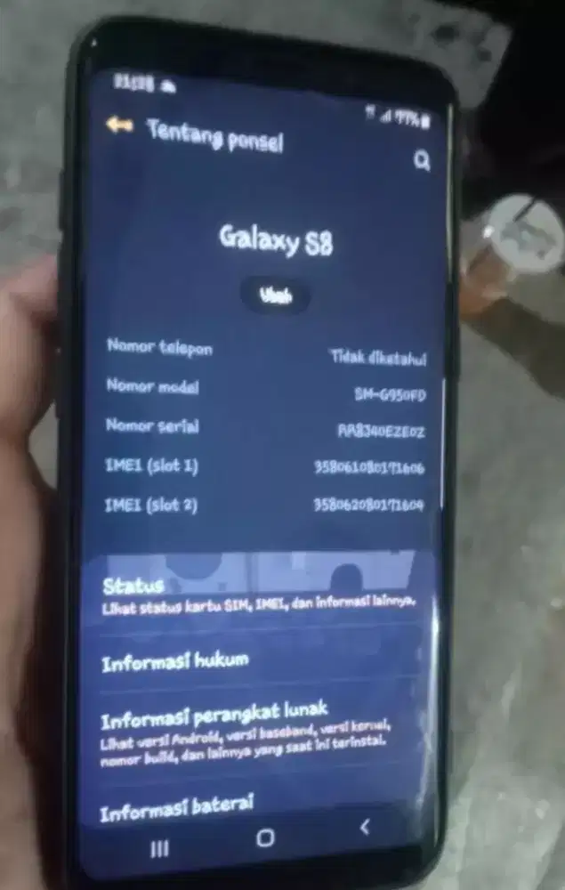Samsung s8 ram 4/64