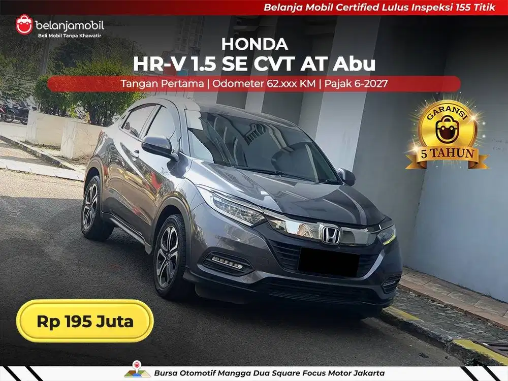 [ GARANSI 5THN ] Honda HRV HR-V HR V 1.5 SE CVT AT 2018/2019/2020
