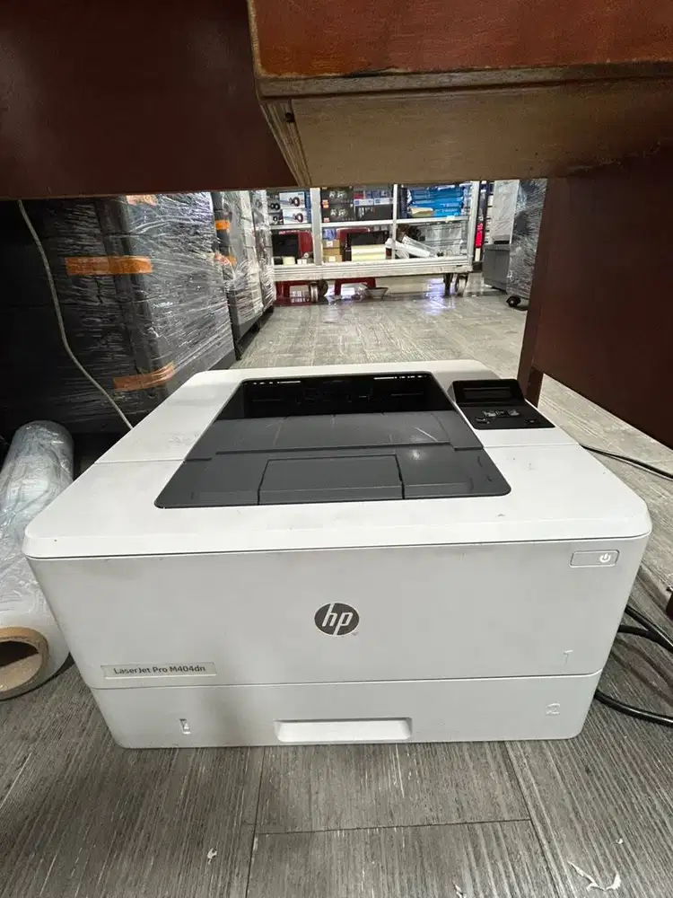 PRINTER HP LASERJET BEKAS M404DN HITAM-PUTIH BOLAK BALIK OTOMATIS