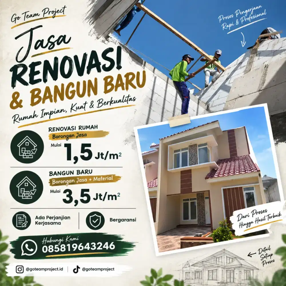 Jasa Renovasi dan Bangun Baru terpercaya