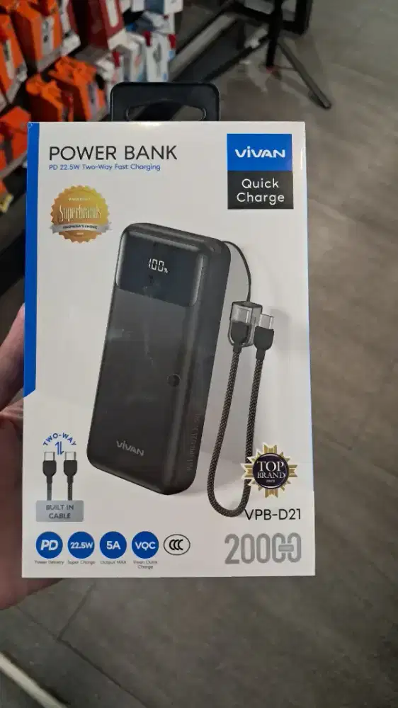 powerbank vivan vpb d21