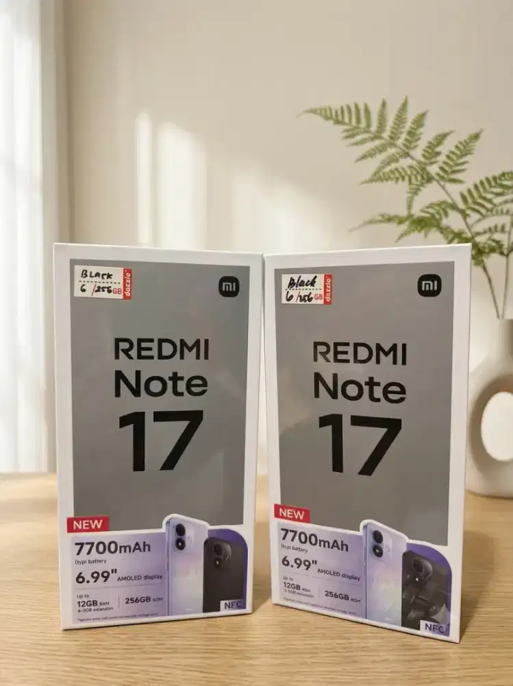 PROMO REDMI NOTE 17 6+6/256GB