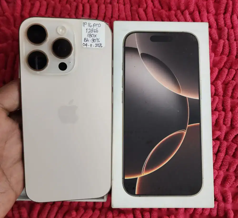 Iphone 16 pro 128gb ibox garansi on