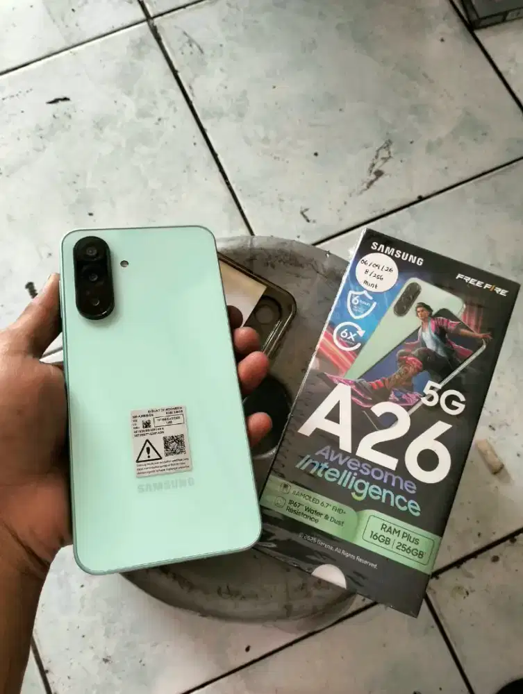 samsung a26 ram 8/256 tambahan ram 16gb