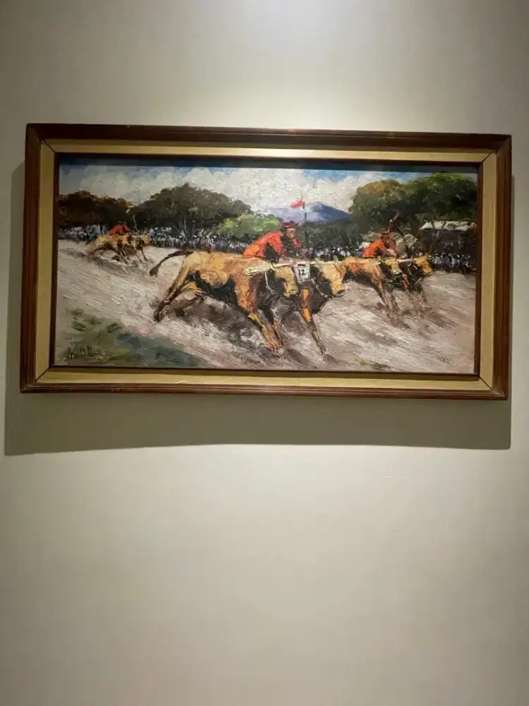 Lukisan balapan kerbau