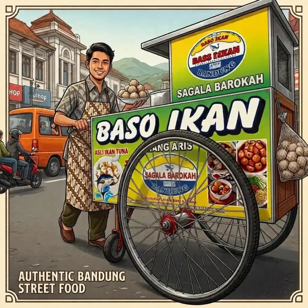 Dicari Pedagang laki2 khusus keliling u/ Bakso Ikan.