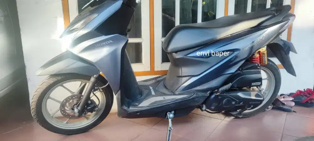 Plat nomor cantik Honda BeAT Deluxe Smart Key 2024 Deluxe Matte Blue