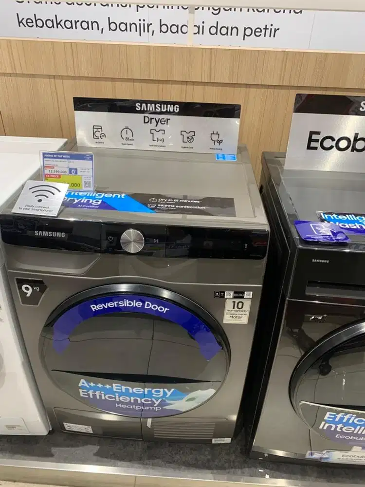 CICILAN SAMSUNG WM DRYER TANPA DP FREE 1-2 CICILAN
