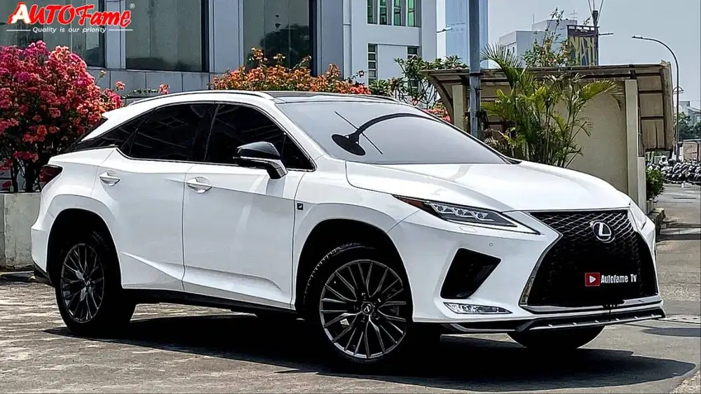 Lexus RX300 F-Sport FACELIFT NIK 2021 White On Black Fullspec Tgn 1 Dr