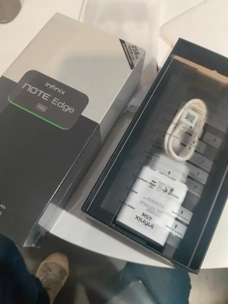 Infinix note edge free watch dan note book