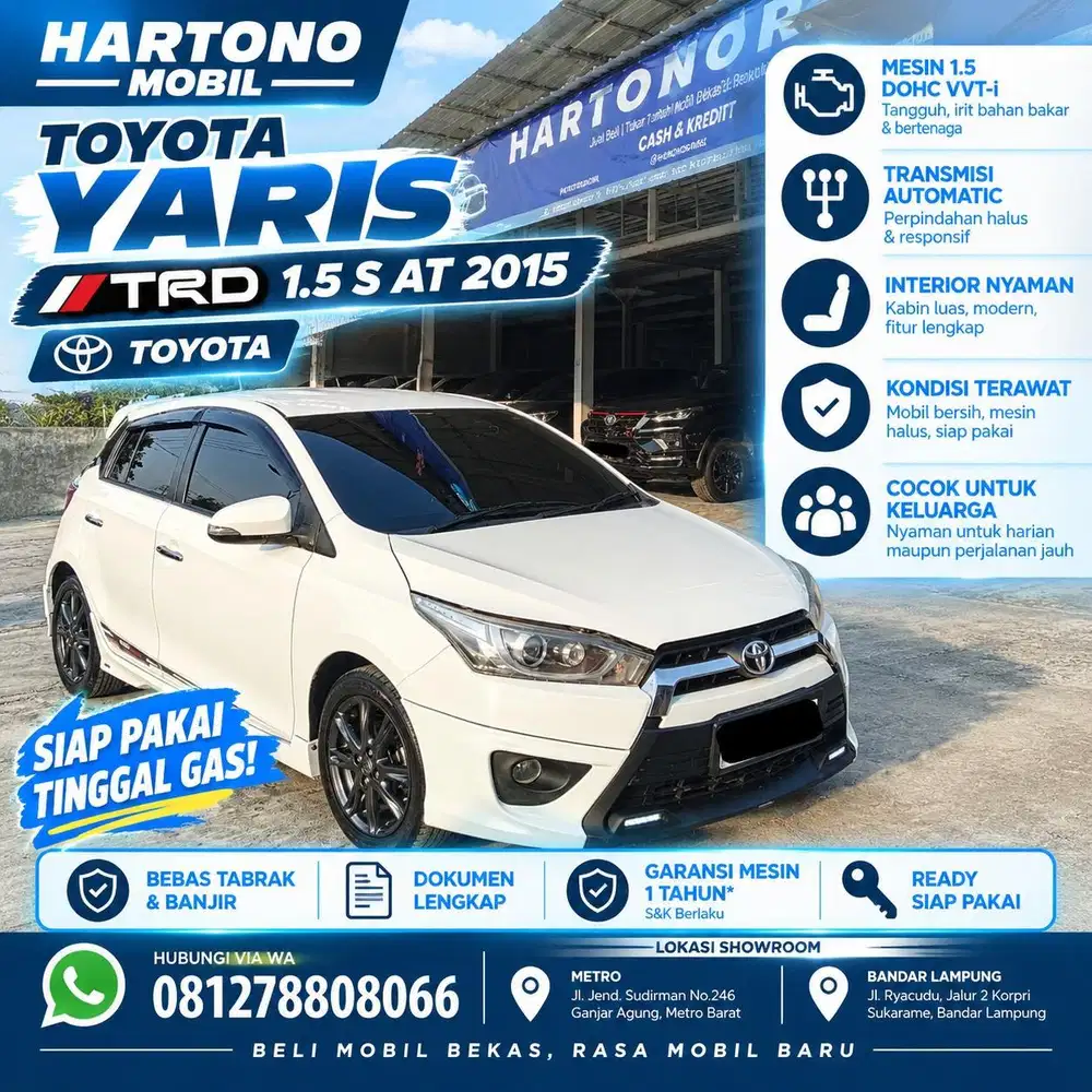 YARIS 1.5 TRD S AT 2015
