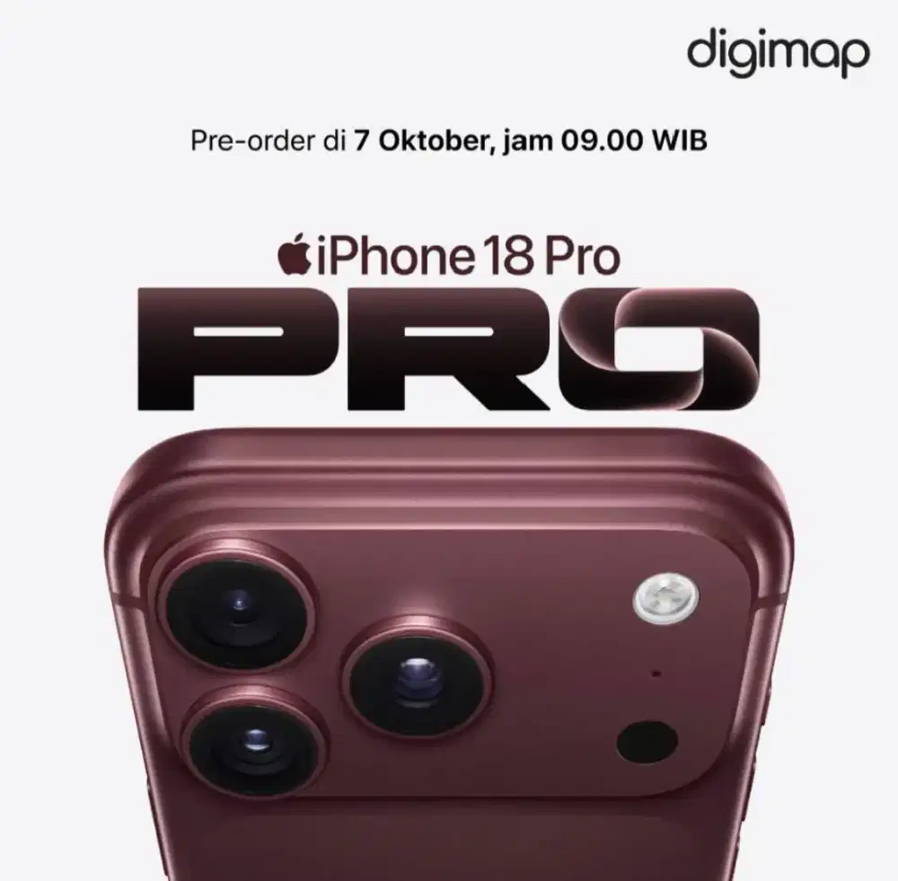 Pre-Order iphone 18 pro tanpa CC