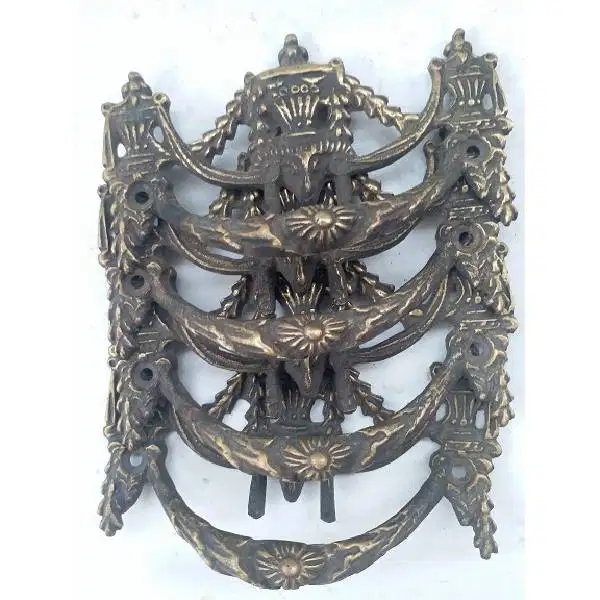 4 biji Unik Pegangan pintu lemari / Laci antik - art deco era kolonial
