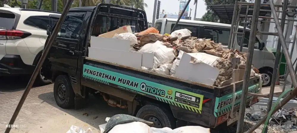 angkutan puing dan prabot tak terpakai