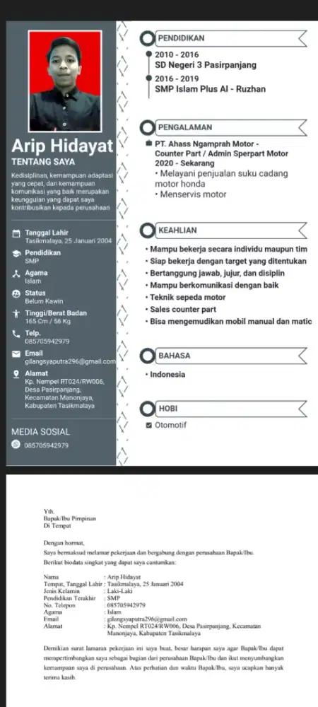 Cari Lowongan kerja