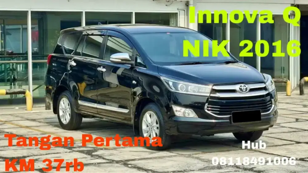 Km 37rb / Toyota Kijang Innova 2.0 Q 2016