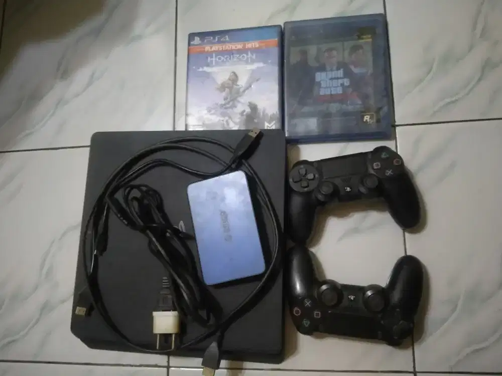 PS4 Slim seri 22 500gb + HDD external 500gb