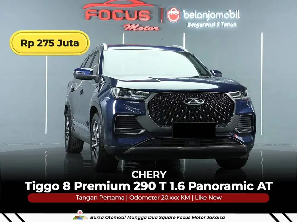 [GARANSI 5TH] Chery Tiggo 8 Premium 290 T 1.6 Panoramic 2024/2025/2026