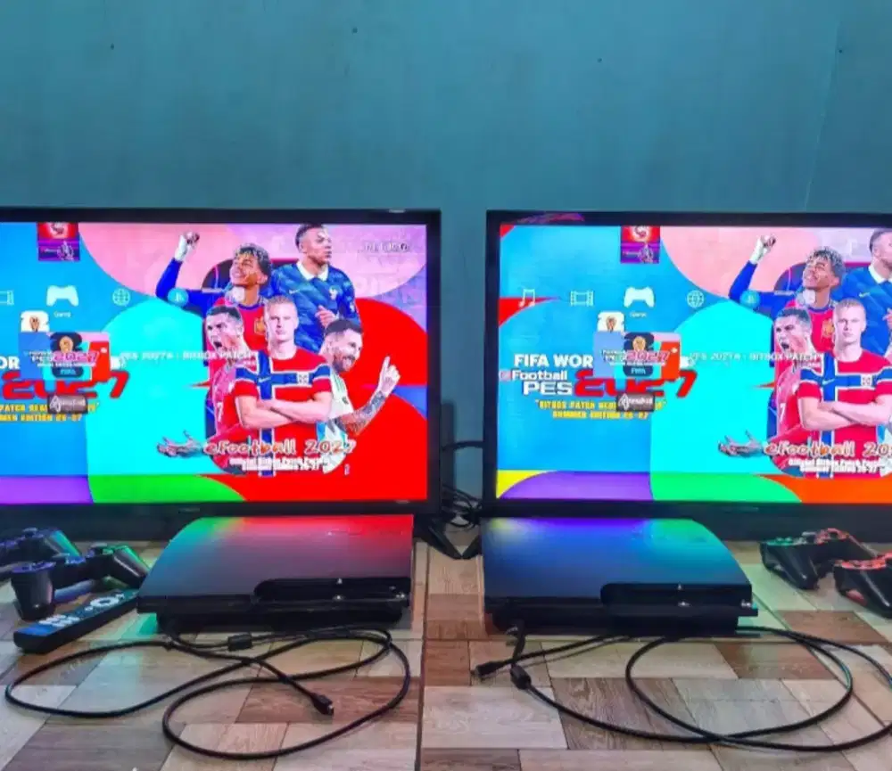 Jual tv sama PS 3..ada 2 set...