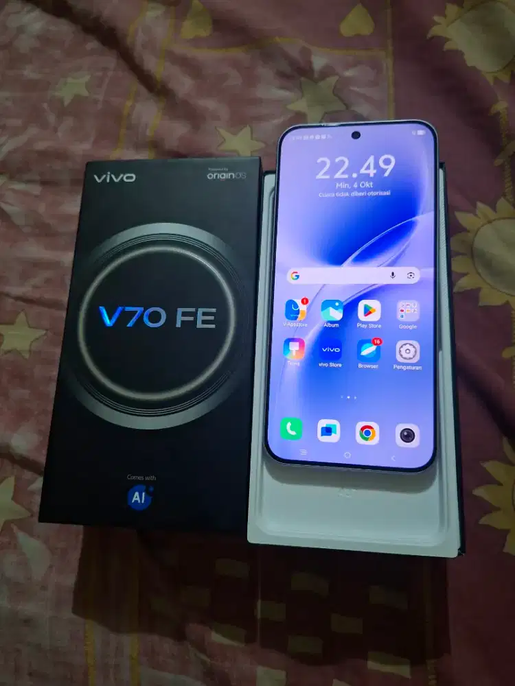 Vivo V70 FE 5G ram 8/256 fulset mulus