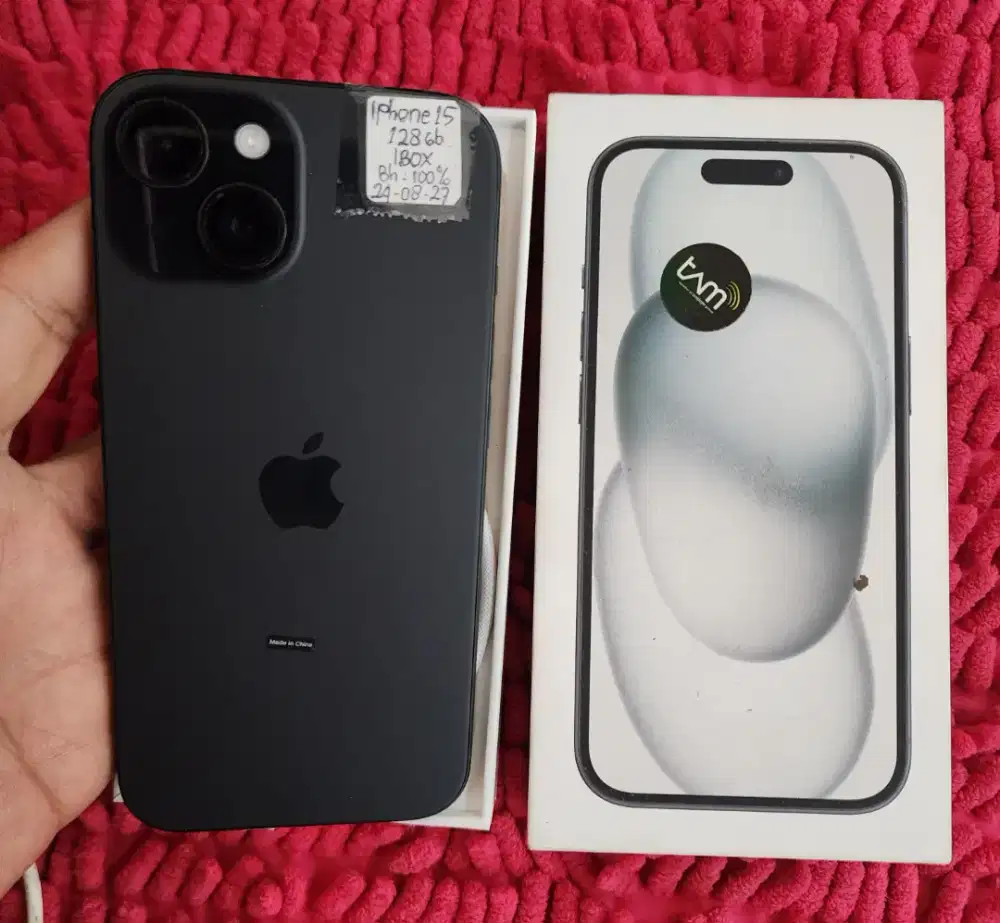 Iphone 15 128gb ibox bh 100% garansi panjang