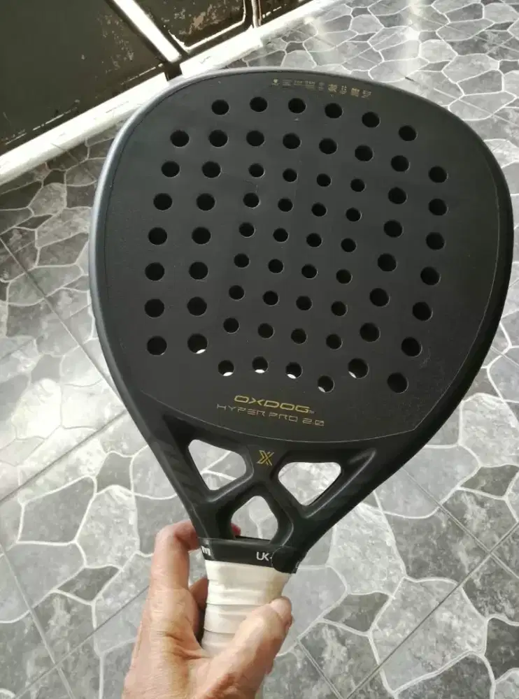 Racket padel oxdog hyper pro 2.0 black gold