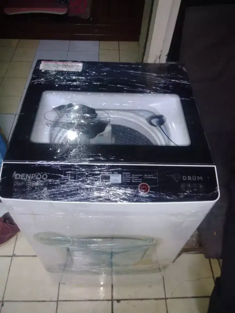 Mesin cuci digital otomatis merk denpoo