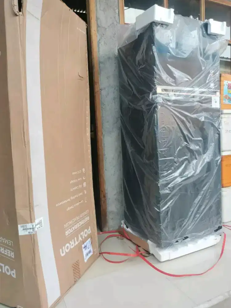 KULKAS POLYTRON 2 PINTU HADIA DORPRES MASIH BARU GUSY
