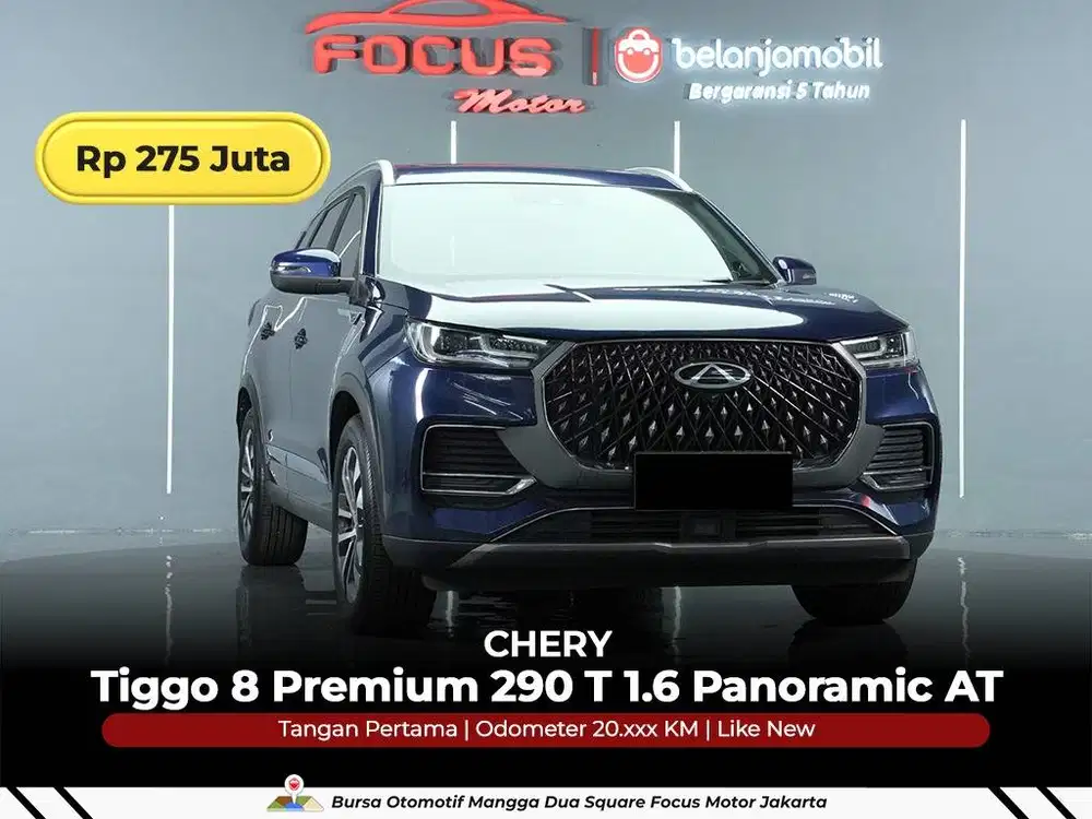 [GARANSI 5TH] Chery Tiggo 8 Premium 290 T 1.6 Panoramic 2023/2024/2025