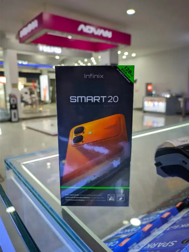 Infinix smart 20 4/128gb new, bisa cicilan cukup KTP aja