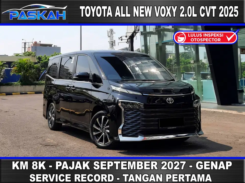 PAJAK September 2027 GENAP BUNGA 4% km 8.800 TOYOTA VOXY 2025 PASKAH