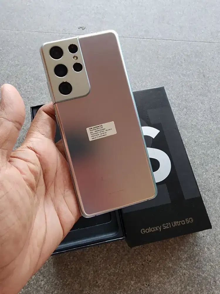 S21 Ultra 5G 12/256 fullset ori mulus terawat