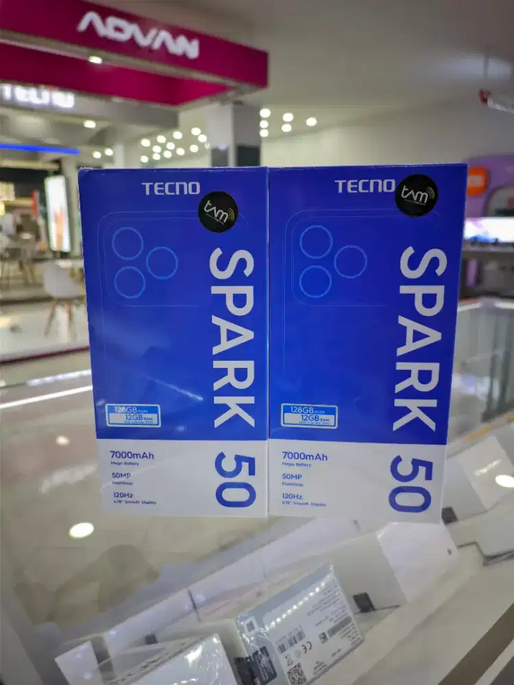 Tecno spark 50 8/128gb new, bisa cicilan cukup ktp aja