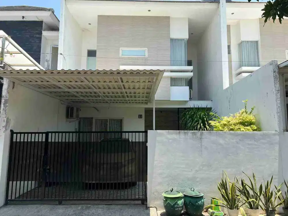 Dijual Rumah Minimalis Modern Siap Huni Semi Furnish Medokan Semampir Sukolilo Surabaya