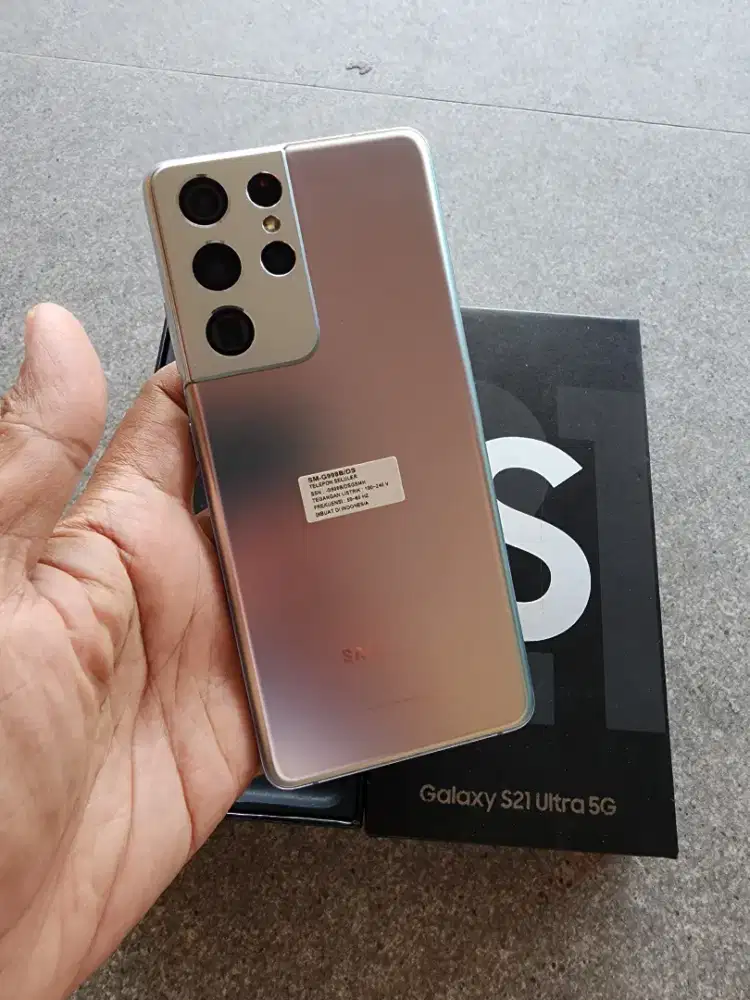 S21 Ultra 5G 12/256 fullset ori mulus terawat