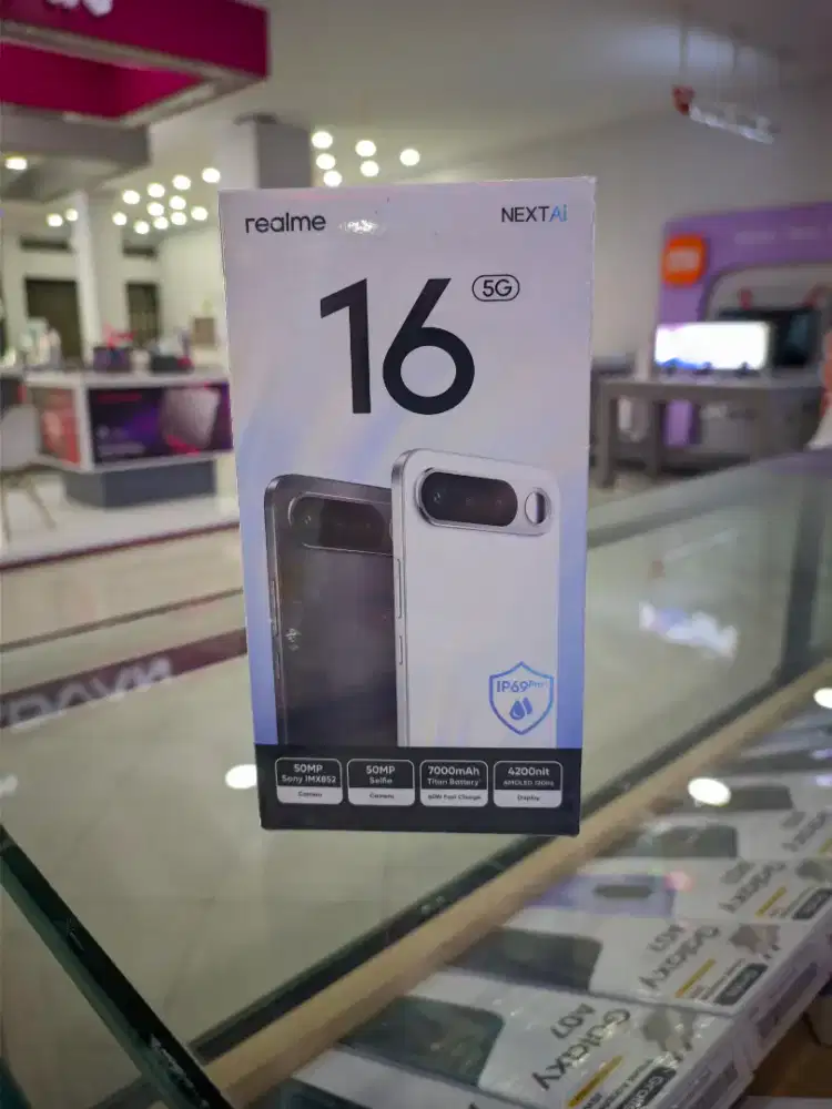 Realme 16 5g 12/256gb new, bisa cicilan cukup ktp aja