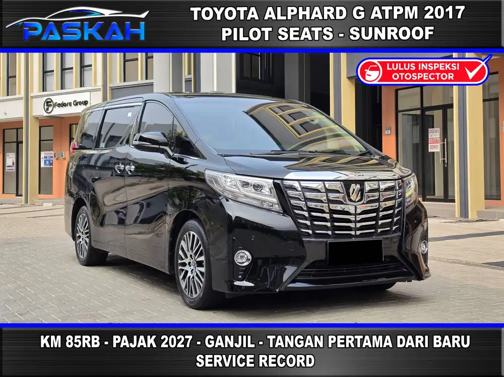 Pajak 2027 km 85k GANJIL Bunga 5% Alphard G atpm 2017 Alphard g 2017