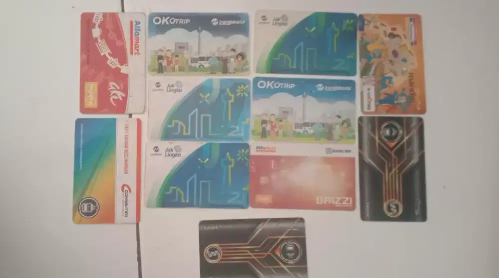 SEPULUH KARTU ISI ULANG TRANSPORT & KRL