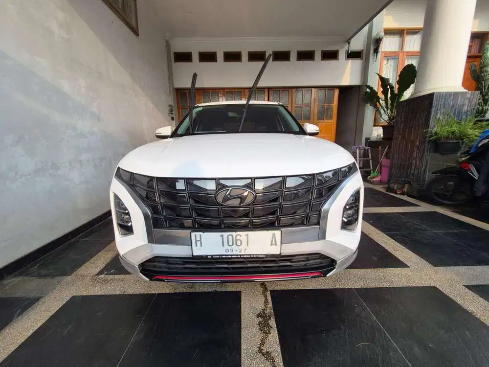 Hyundai Creta Prime 2022 White Istimewa full original cat tg 1