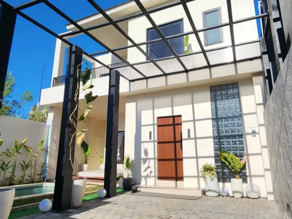 Dijual brand new villa di Kutuh, Nusa Dua. Akses mudah menuju berbagai objek wisata di Bali Selatan