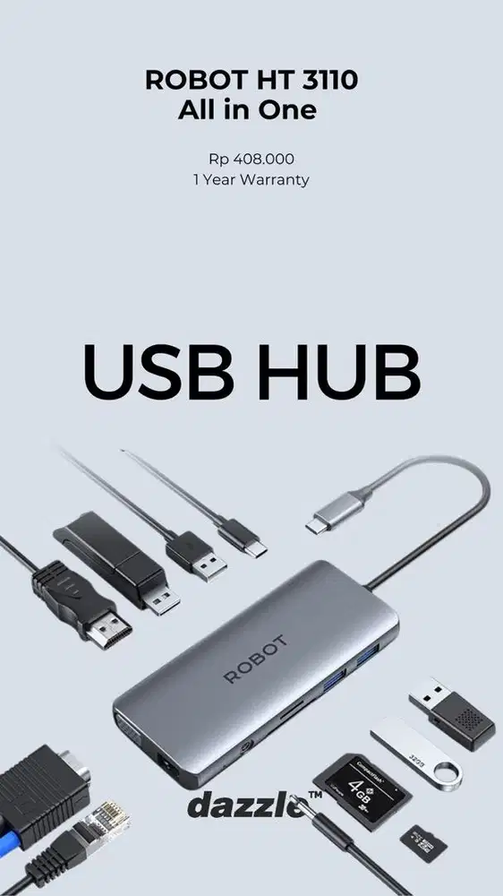 USB HUB ROBOT HT 3110