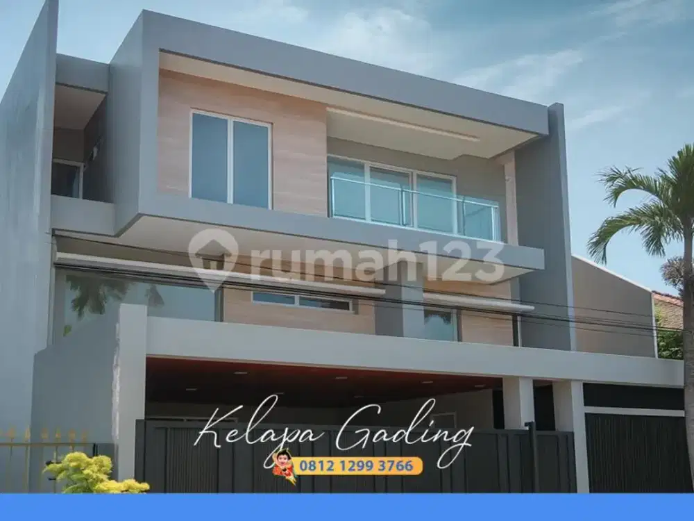 Rumah Baru Lux 3 Lantai Janur Elok Kelapa Gading