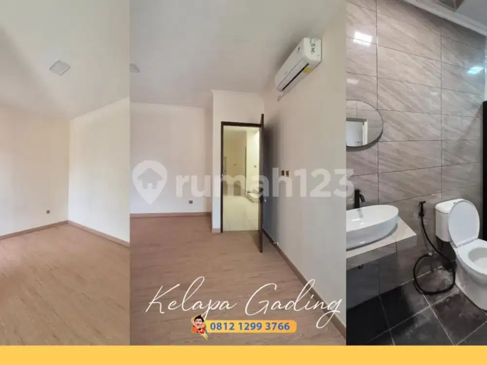 Murah! Rumah Kos Baru Bangun Kelapa Gading 8X15 2,5 Lantai