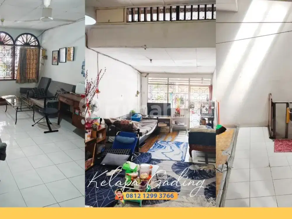 Jual Cepat! Rumah Murah Kelapa Gading Full 2 Lantai